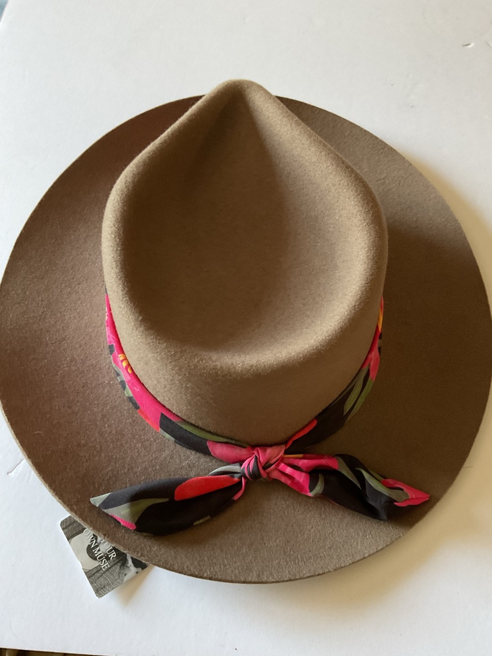 WYETH TODD MAGILL X FRIDA KAHLO WOMENS WOOL FEDORA HAT OS BROWN NWT
